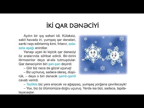 Azərbaycan dili 6-cı sinif. Dərviş. İki qar dənəciyi (136-137-138)