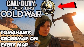 BLACK OPS COLD WAR - Tomahawk Axe " Across the Map " / Hail Mary ON EVERY ( REGULAR ) MAP
