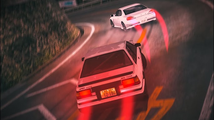 O fantasma de Akina🥶 #initiald #takumi #trueno #ae86 #takumifujiwara