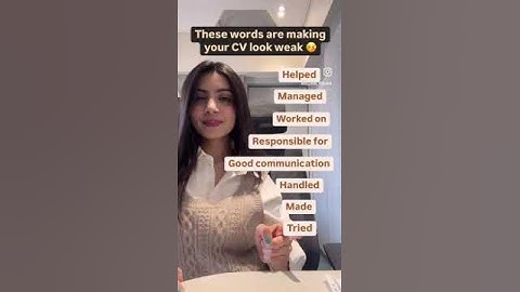 Your CV might be getting ignored because of these overused verbs.