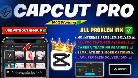 CapCut Pro 14.4.0 Video Export & Template Effect No Internet connection All Problem Solved 🤯💯