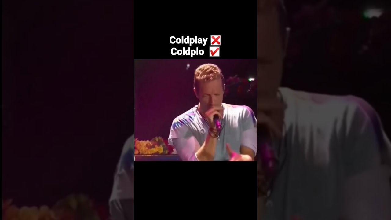 Coldplay - Ikan dalam kolam😂 #coldplay #coldplayindonesia #musicvideo #shorts