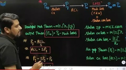 Lec 16 Problem Based on Power Flow in the Induction Machine || Recent Trend Series for GATE