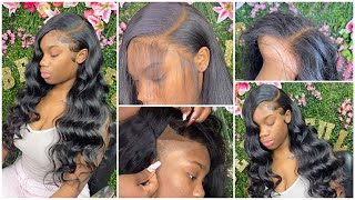 Make Your Closure LOOK like A Frontal😍😍| 5x5 Closure Wig HACK \& RE-INSTALL🖤| Requested 🖤