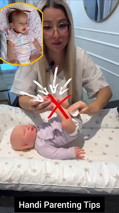 Newborn Baby Diaper Change tips | Parenting | Nursery Rhymes & kids song #cutebaby #cute #shorts