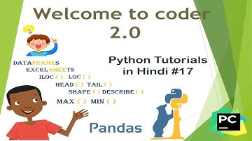 Pandas DataFrames using CSV files | Pandas | Python Tutorials in Hindi | Python Tutorials #17