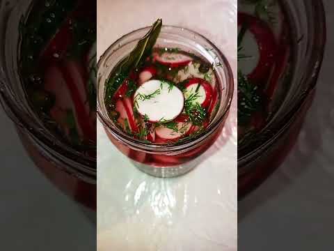 Маринованная редиска