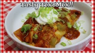 Beef Enchiritos Recipe ~ Taco Bell Copycat ~ Leftover Makeover ~ Homemade Tex-Mex ~ Noreen's Kitchen