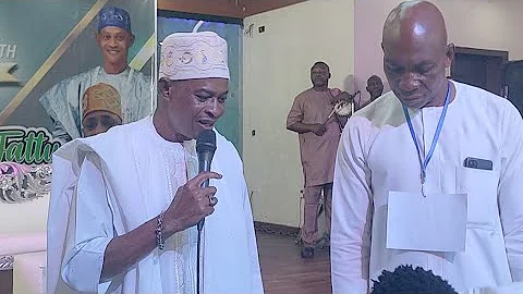 LOVELY MOMENT AS ALH.RASHEED AYINDE CELEBRATE 60TH  BIRTHDAY