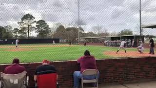 Tannor Dalfrey pitching 2018 scrimmage