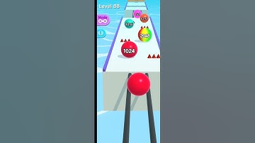 🔴32A Ball Run gameplay level 88 completed #ballrun2048 #androidgames #shorts