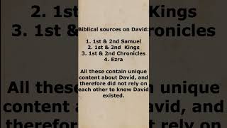 Did David from the Bible Exist | religion bible david god christianity apologetics