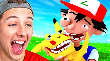 ONE HOUR Try Not To Laugh Pokemon Challenge!