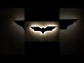 The batman logo light