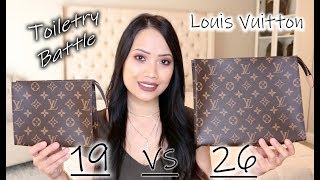 LV : TOILETRY 19 VS 26, WHAT FITS INSIDE