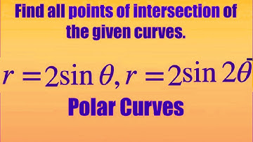 Calculus: Find points of intersection of the two polar curves: Howard Anton