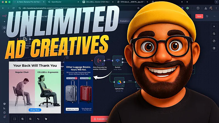 How To Use Nano Banana Pro and n8n to supercharge your Ad production (no-code tutorial)