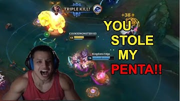 TYLER1 DRAVEN 1V9 QUADRA KILL