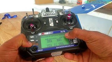 Flysky FS i6 Elevons Setup, How to mix Two Servos channels of RC Plane or RC Flying Wings
