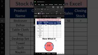 Easiest Way to Manage Stock in Excel! Stock Management in Excel