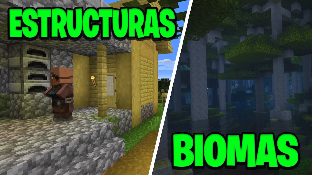 COMO encontrar CUALQUIER ESTRUCTURA o BIOMA en Minecraft 1.20.1