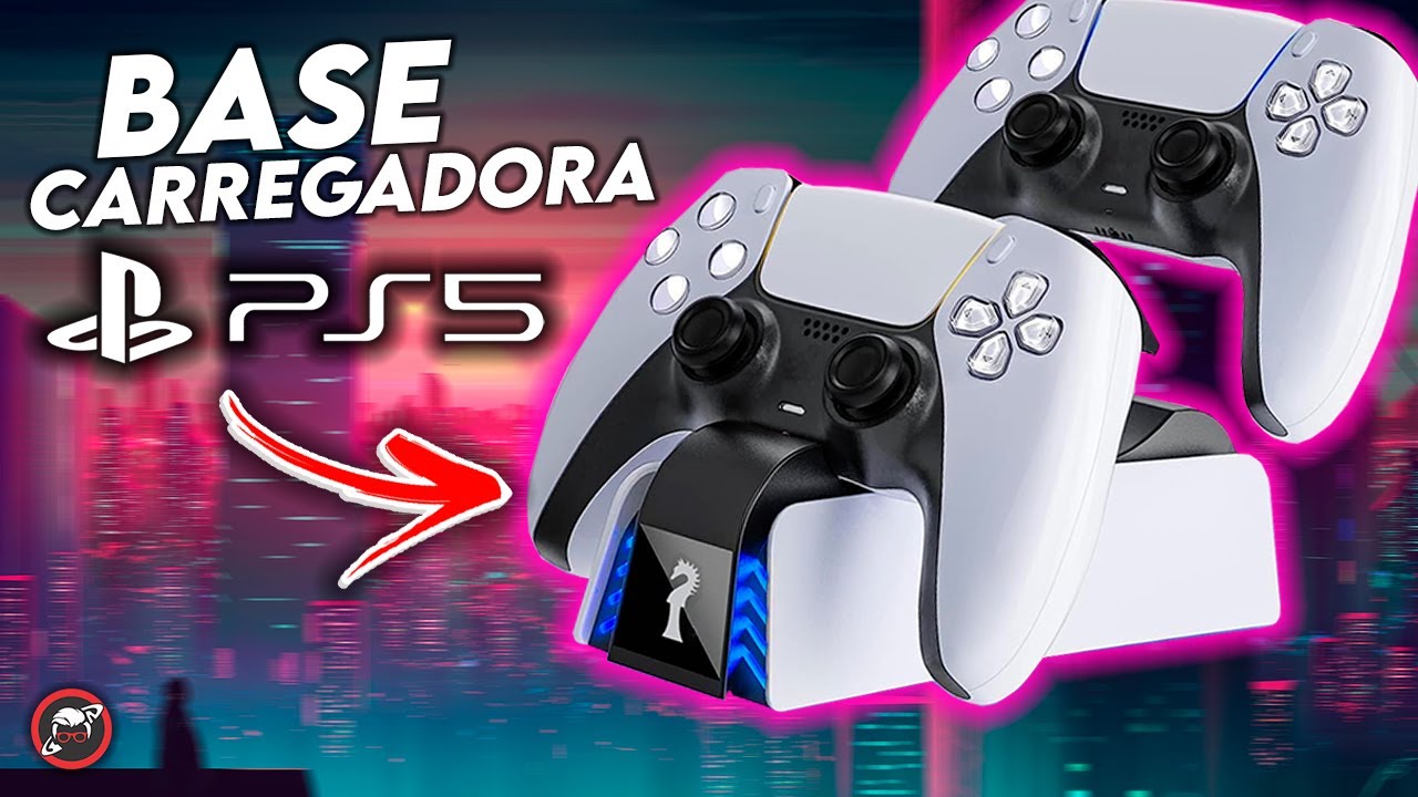 Base Carregadora DualSense PS5: UNBOXING e Review + DualSense Novo!