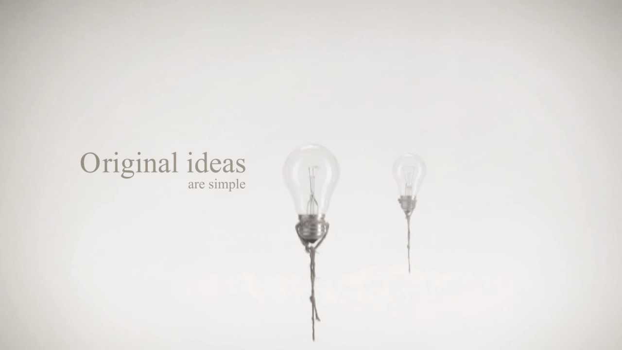 Original Ideas are Simple (30s)