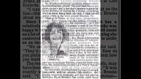 NANCY BROOKS - NOT GONNA CRY ANYMORE