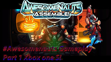 Awesomenauts Assemble Gameplay Part 1 Lonestar tutorial 1080p 60FPS