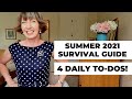 Summer Survival Guide 2021! Four Daily To-Dos! My birthday/graduation outfits!