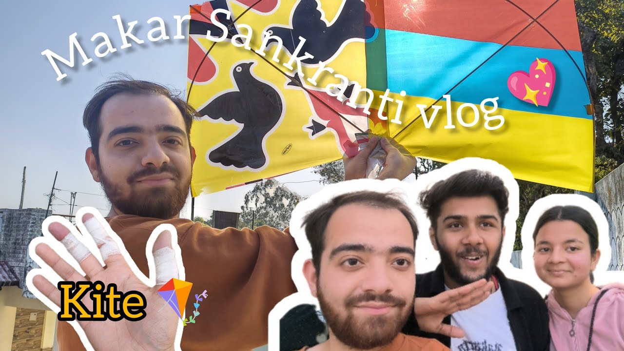 Makar Sankranti aur Humne udai Kite 🪁 #trending #makarsankranti #kiteflying 