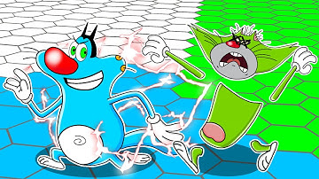 Roblox Oggy Doing Colors War With Jack