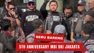 150 Motor Besar Rolling Thunder Acara 5th Anniversary MBI DKI Jakarta