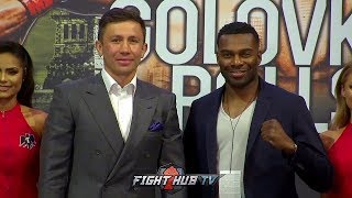 Gennady Ovkin Vs. Steve Rolls - The Full Kick Off Press Conference & Face Off Video