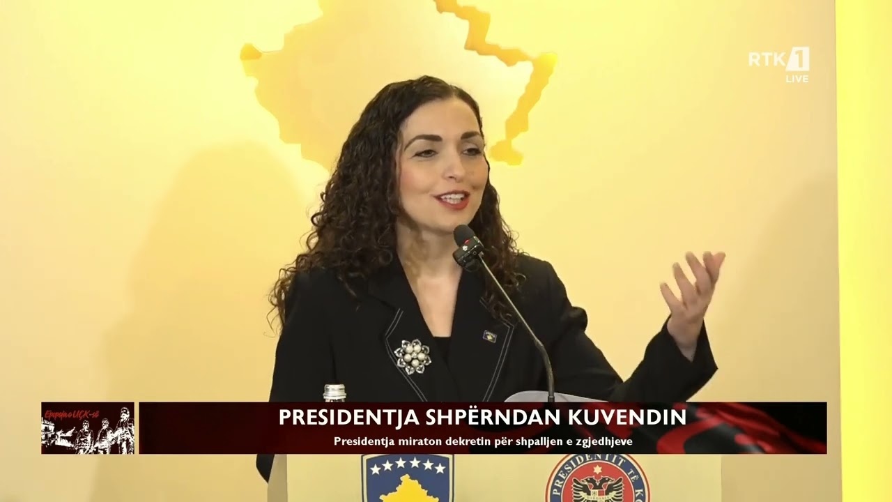 Presidentja Osmani mban konferencë për media  06.03.2026