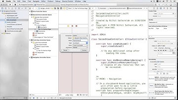 70 : สอนเขียนโปรแกรมบนระบบ iOS ด้วยภาษา Swift สำหรับผู้เริ่มต้น (Beginner) - UINavigationController