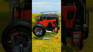 💥🚗 Mahindra Thar vs Giant Shredder! 😱#shorts #thar 🔥🎮