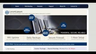 Preview Smooth Web Hostingtech Site Templates - Technology