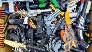 Insane Arsenal Box Overflowing With Desert Eagle, Uzi, Tec-9, Revolvers, Bb Guns, Rifles & Gear