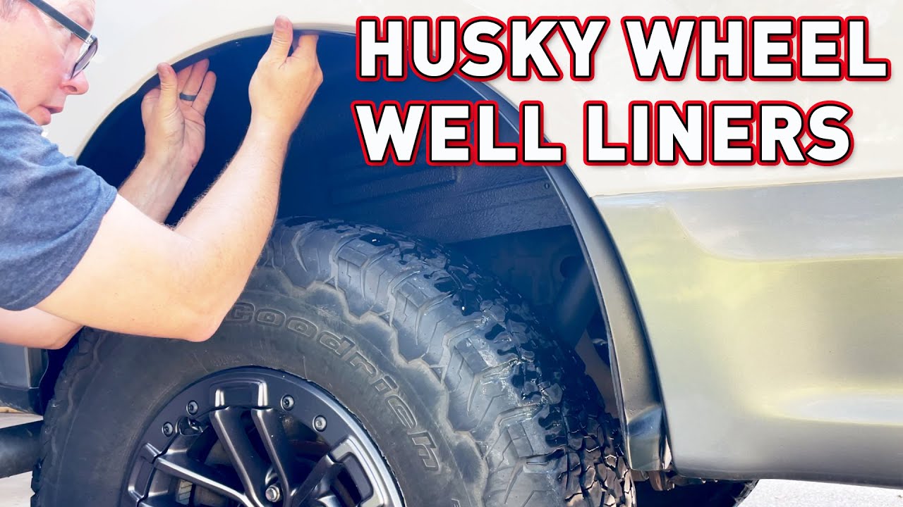 Installing Husky Rear Wheel Well Guards on My 2018 Ford F150 YouTube