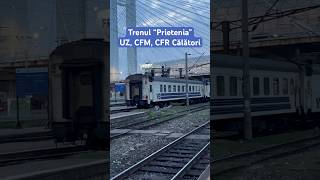 CFR Calatori Trenul “Prietenia" cu EA 060 (Depoul Suceava) și vagoane CFR, CFM, UZ | în Gara de Nord