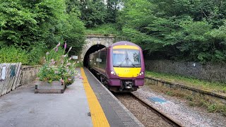 Cromford Railway Station On The Derwent Valley Line With EMR Class 170 DMU Train Arriving 27/6/2026