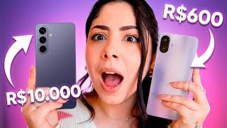 O que muda de um Samsung de R$ 600 para um de R$ 10.000? (A07 vs S26 Ultra)