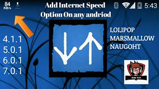 How To Add Internet Speed Meter In Any Andriod 100% Working screenshot 4