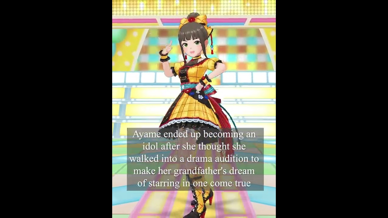 Introducing all Cinderella Girls idols in 1 minute - AYAME HAMAGUCHI 