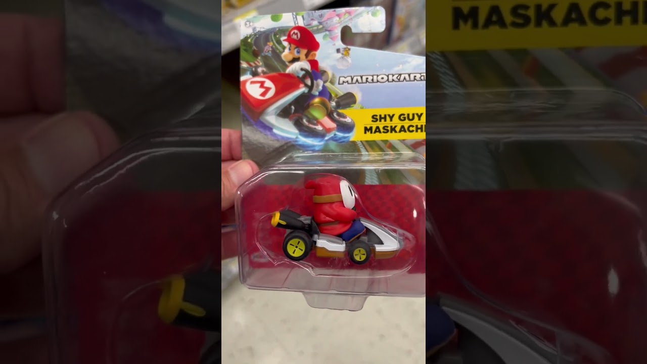 World of Nintendo Mario Kart Tape Racer Shy Guy Figure in Standard Kart