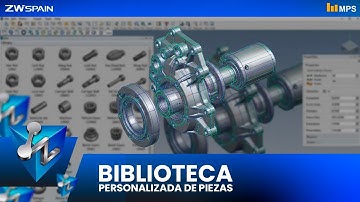 #ZW3D | Biblioteca personalizada de piezas