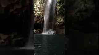 The waterfall at Rincon visited today by The Monkey Farm volunteers in Costa Rica