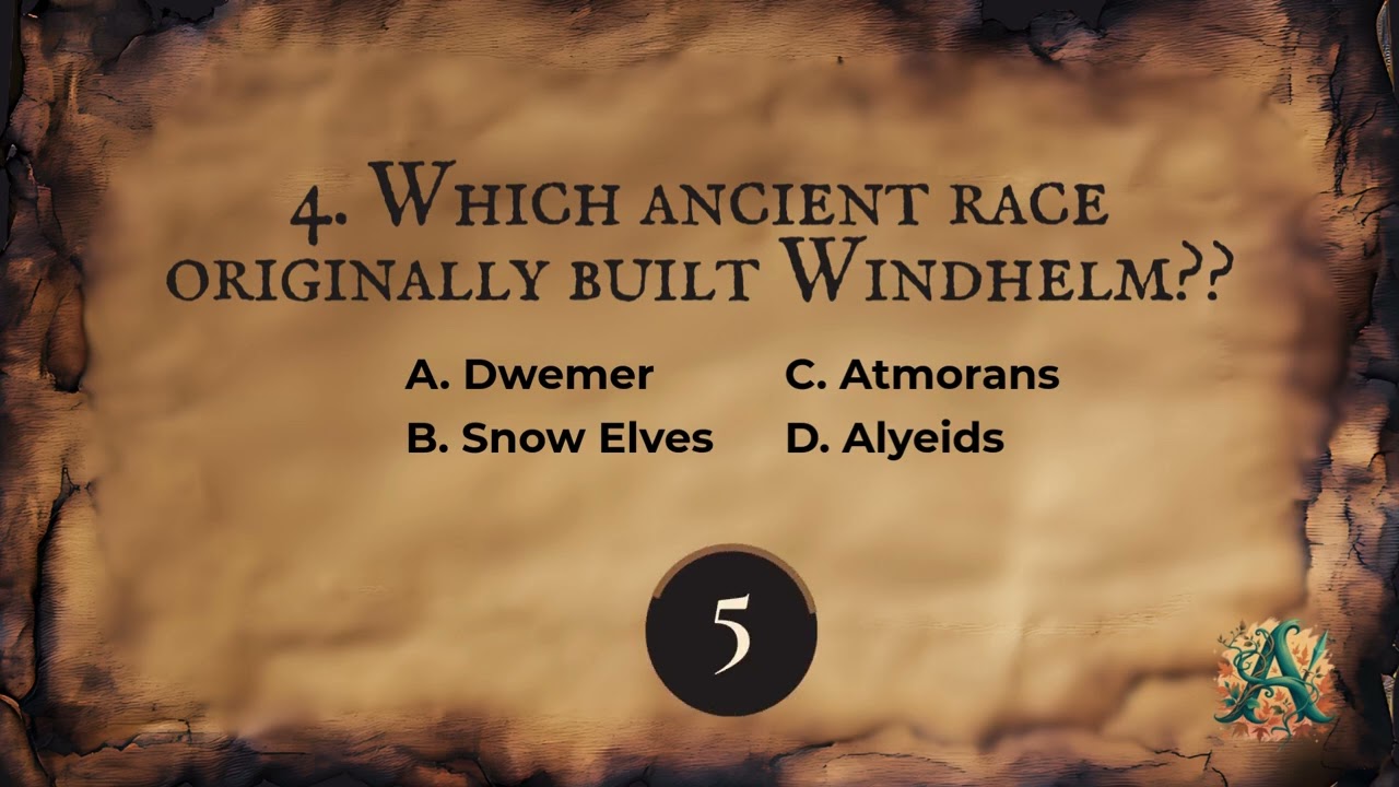 [Quiz] Can You Survive Windhelm? | Skyrim Lore Quiz