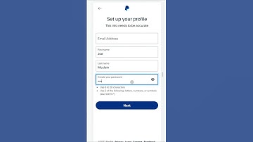 How to Create a Paypal account in Mobile #shorts